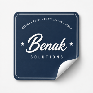 Customize square stickers