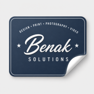 Customize rectangular stickers